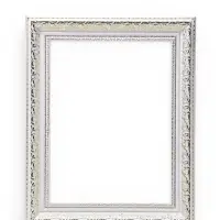 Рама для картин и зеркал Elegance de Lumi, 30&times;40 см, пластик, белая с золотом
