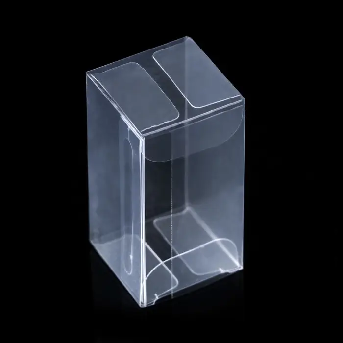 Складная прозрачная коробка из PVC, для упаковки подарков, 3×3×6 см Складная прозрачная коробка из PVC, для упаковки подарков, 3×3×6 см