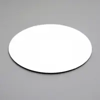 Подложка для торта, круглая, золото - белый, 22 см, 1.5 мм