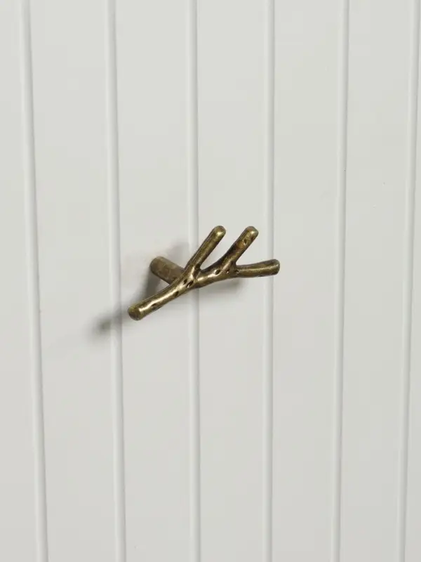 Ручка-кнопка CAPPIO &laquo;Ветка&raquo;, цвет старинная бронза