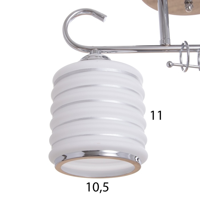 Люстра Люстра "Алета" 2х40Вт Е27 Хром МОДЕЛЬ: 2800430