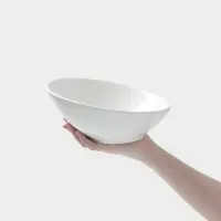 Салатник Hanna Kn&ouml;vell, 600 мл, 21.7&times;21.1&times;10 см, фарфор, белый