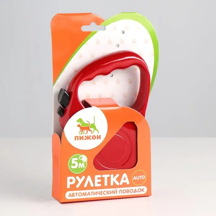 Рулетка &laquo;Комфорт&raquo;, 5 м, до 15 кг, перламутровая, МИКС