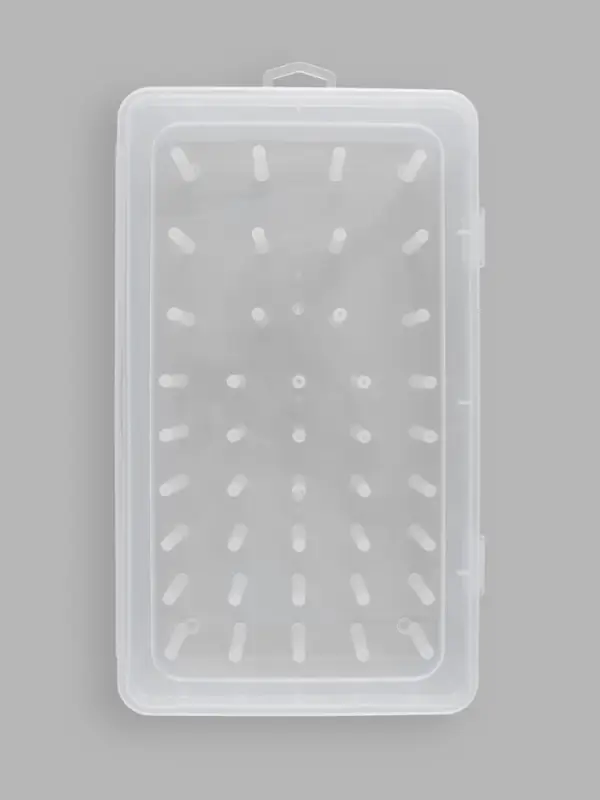 Органайзер для ниток, 42 катушки, 23.7&times;13.7&times;6.6 см, прозрачный