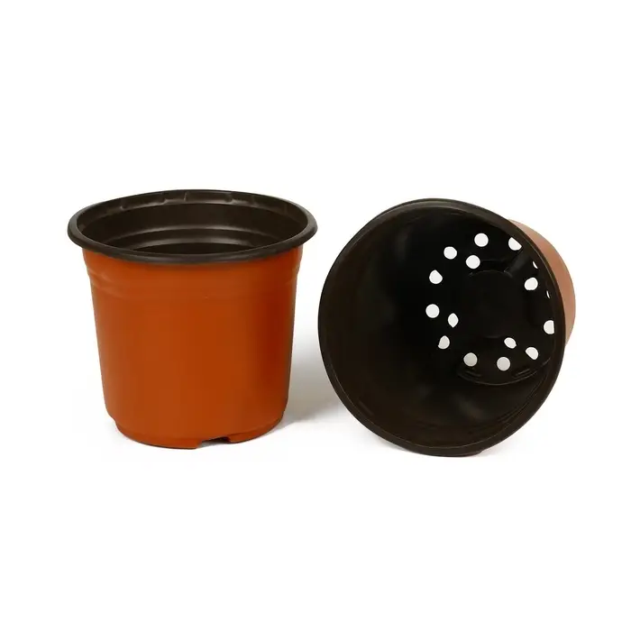 Горшок для рассады, 3.5 л, d=20 см, h=16 см, мягкий пластик, терракот, Greengo Горшок для рассады, 3.5 л, d=20 см, h=16 см, мягкий пластик, терракот, Greengo