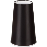 Стакан одноразовый бум. 1-сл 400мл 18OZ ЧЕРНЫЙ 1000шт/кор