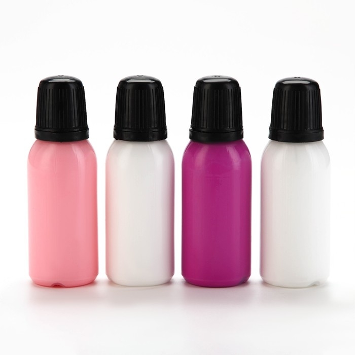 Рисование акрилом на пластиковой фигурке &laquo;Мишка&raquo;, розовый, набор для творчества Флюид-арт