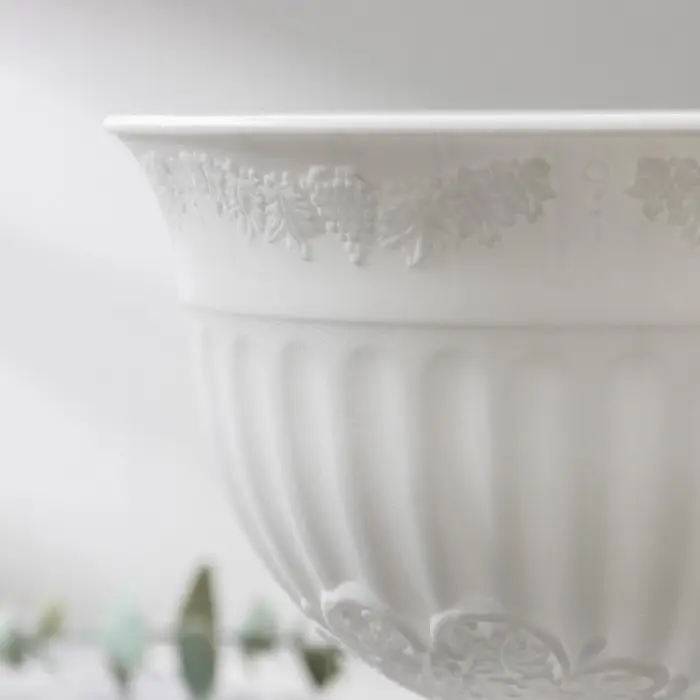 Вазон для цветов &laquo;Венеция&raquo;, 600 мл, d=14 см, h=14 см, пластиковый, белый