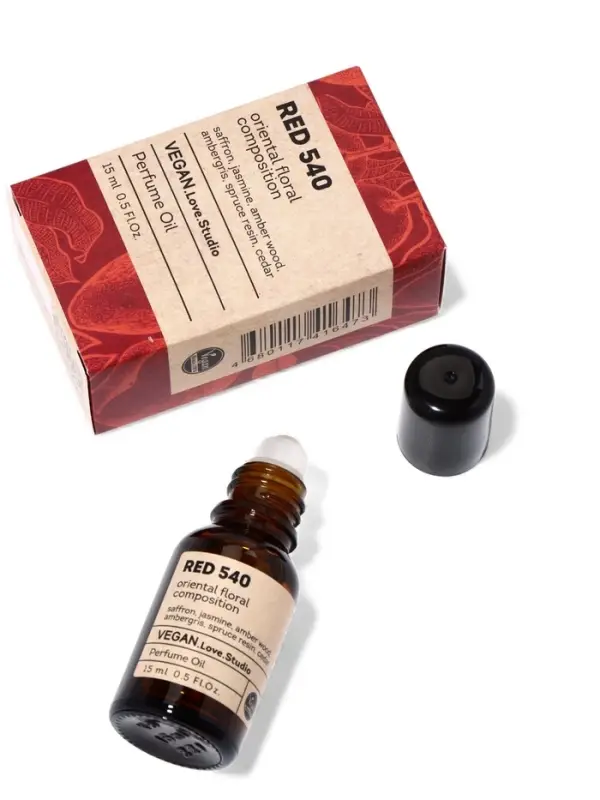 Парфюмерное масло женское VEGAN.Love.Studio Red 540, 15 мл