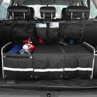 Органайзер в багажник с сумкой-холодильником Arranger, черный с серым Органайзер в багажник с сумкой-холодильником Arranger, черный с серым