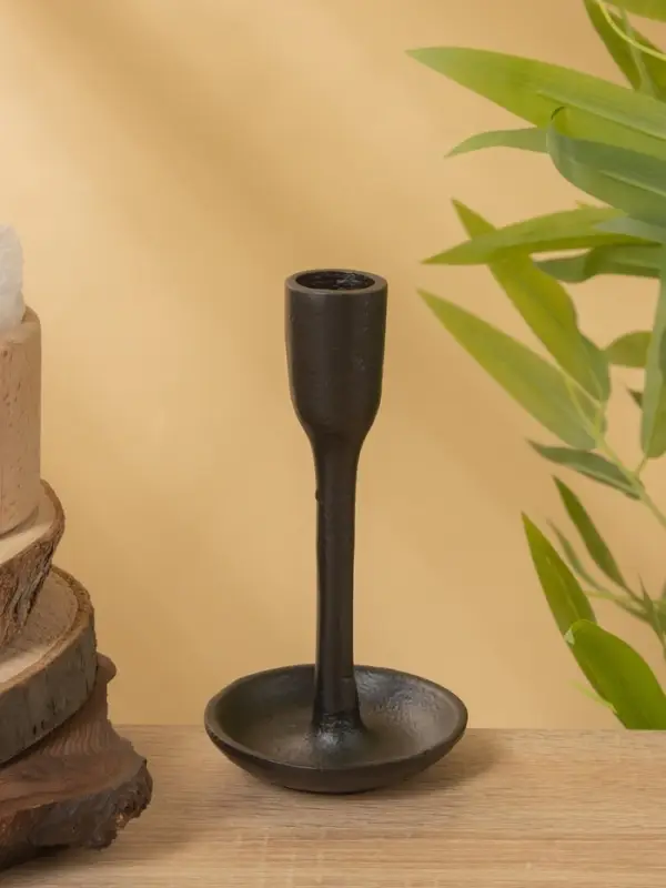 Подсвечник  Подсвечник "Полночь" алюминий 8х8х15 см