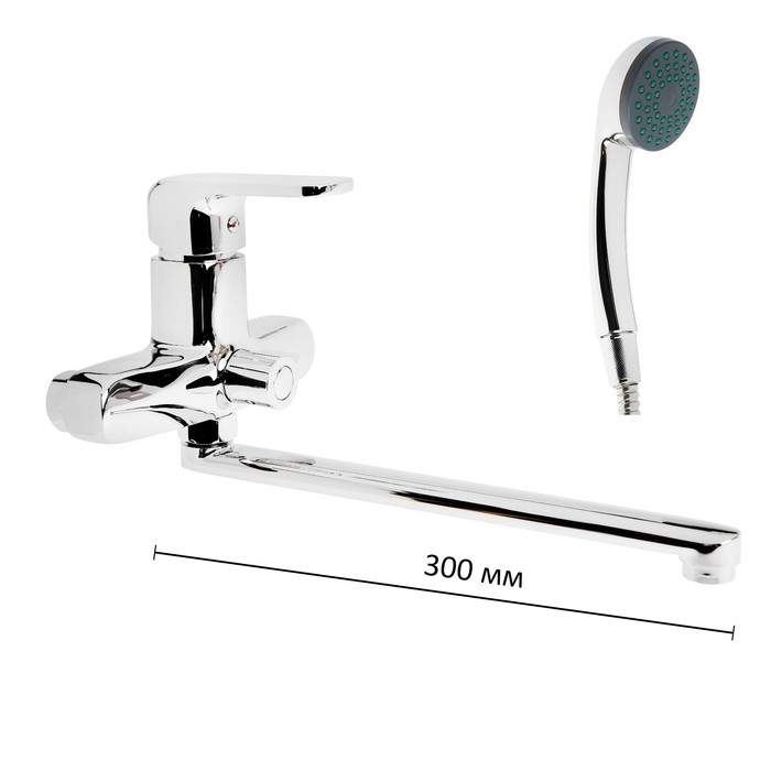 Смеситель для ванны Accoona А7162, однорычажный, хром Смеситель для ванны Accoona А7162, однорычажный, хром