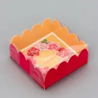 Коробка для печенья, «Сладких моментов», 7×7×3 см
