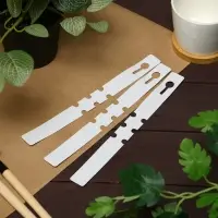 Бирки-петельки садовые, для маркировки растений, 21&times;2 см, набор 20 шт., пластик, МИКС, Greengo