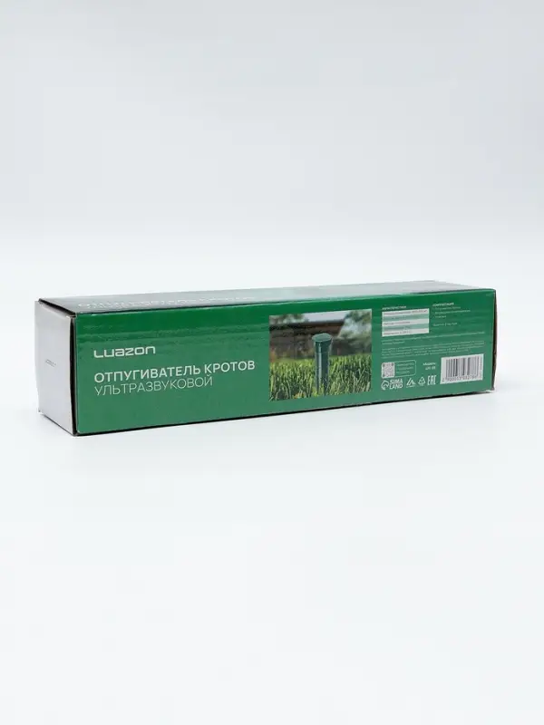Отпугиватель кротов Luazon LRI-29, ультразвуковой, 800 м2, от батареек R20 (не в комплекте), зелёный
