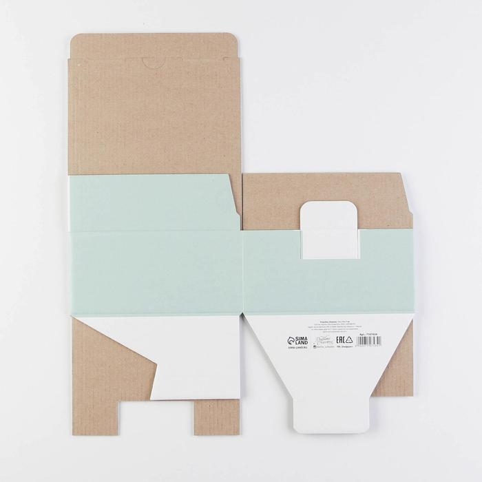 Коробка‒пенал, упаковка подарочная, «Ромашки», 15 х 15 х 7 см Коробка‒пенал, упаковка подарочная, «Ромашки», 15 х 15 х 7 см