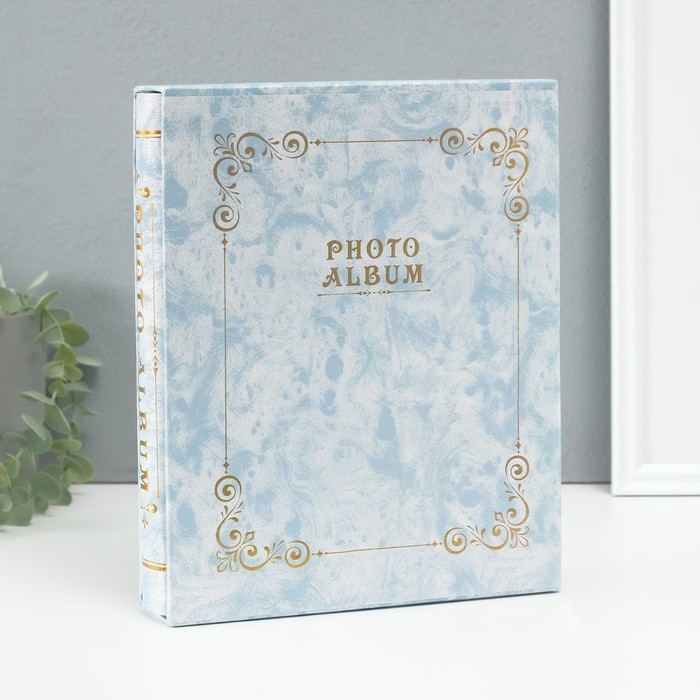 Фотоальбом на 200 фото 10х15 см Фотоальбом на 200 фото 10х15 см "Пена" в коробке МИКС 5,5х20,6х26,2 см