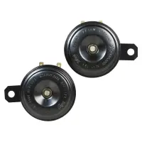 Сигнал звуковой дисковый 72мм 350/420Гц 118дБ 12В LOW/HIGH, кмпл. 2 шт.