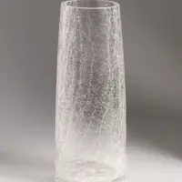 Ваза стекло настольная "Паутинка" классик, 25х10 см, прозрачный