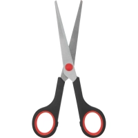Ножницы Выбор есть 170 мм с пласт. прорезин. ручками, цвет крс/черн