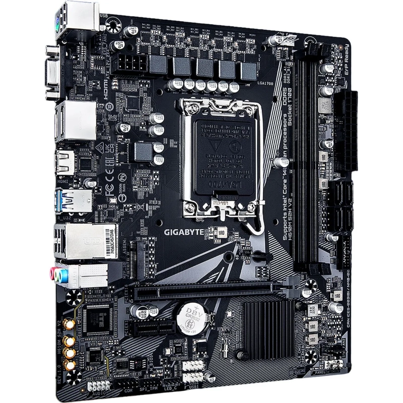Материнская плата GIGABYTE H610M S2H V2, H610 s1700, 4xDDR5, mATX