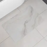 Коврик для дома Доляна &laquo;Мрамор&raquo;, влаговпитывающий, 49&times;79 см, розовый