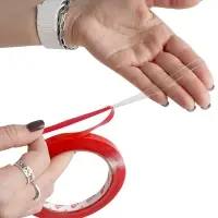 Лента клейкая двусторонняя AVS SCH-027 9 mm x 5 m акриловая основа (прозрачная)