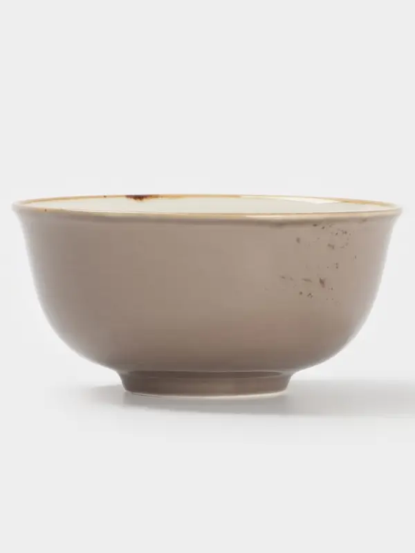 Салатник Magistro &laquo;Церера&raquo;, 650 мл, 15&times;7.5 см, фарфор, коричневый