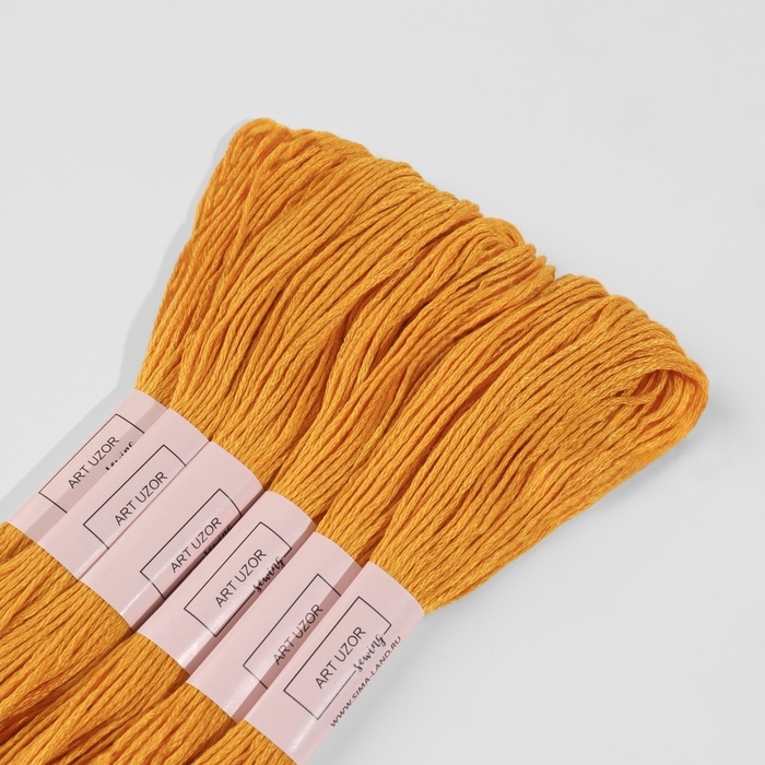 Набор ниток мулине №783, 8 ± 1 м, 6 шт, цвет топаз Набор ниток мулине №783, 8 ± 1 м, 6 шт, цвет топаз