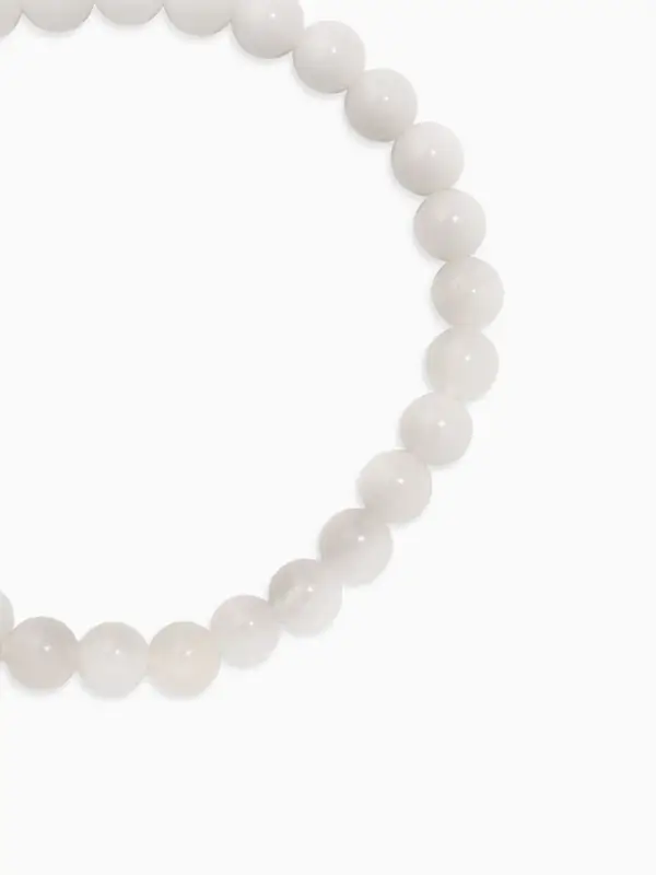 Набор браслетов из бусин &laquo;Кварц розовый и Аквамарин&raquo;, 2 шт. шар №6