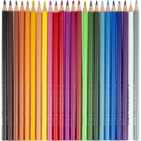 Карандаши цветные M&G&nbsp; пластиковые шестигранные, 24 цв в наборе