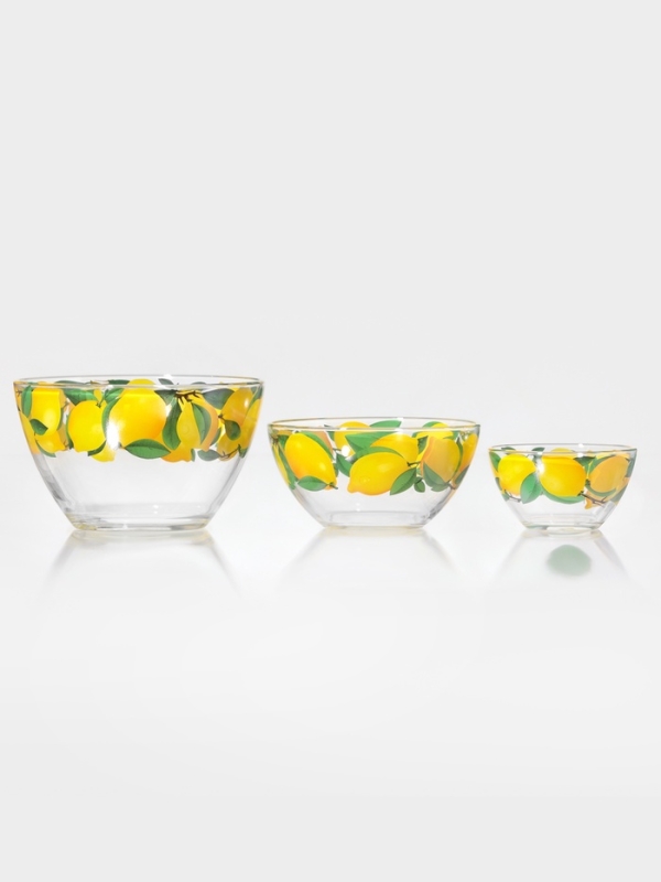Набор подарочный 3 пр."Трио" "Лимоны" (3 салатника)