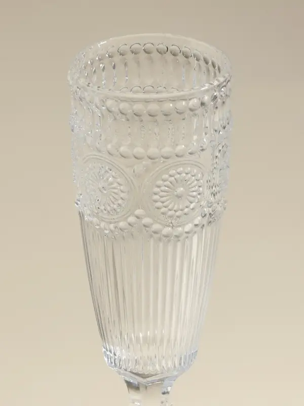 Бокалы для шампанского SL Home &laquo;Ларго&raquo;, 160 мл, 6.7&times;20 см, набор 6 шт., стекло, прозрачные