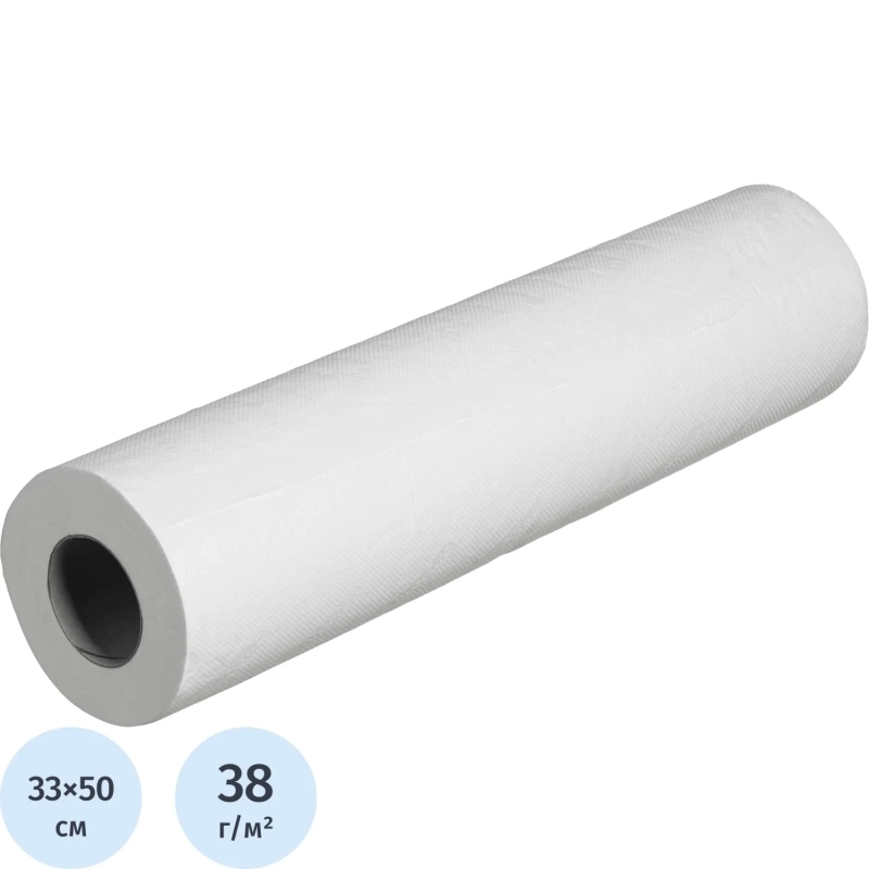 Простыня бумажная медиц, в рулонах ТОП 50.50 50 см (6х50м.),МПТ50,уп/6рул