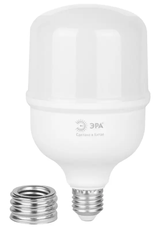 Лампа светодиодная LED 100 Вт 9800Лм 6500К T140 холодный E27/E40 (переходник) 150-275В LED POWER T140-100W-6500-E27/E40 Red Line