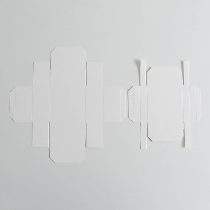 Коробка складная, крышка-дно, белая, 10 х 10 х 5 см Коробка складная, крышка-дно, белая, 10 х 10 х 5 см