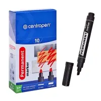 Маркер перманентный Centropen 8576, чёрный, узел 5.0 мм, линия 1-4.6 мм