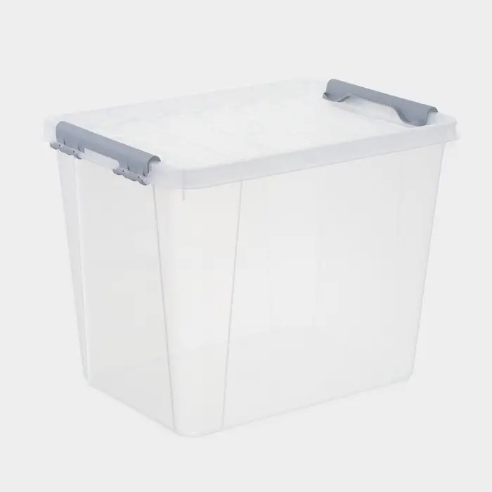 Контейнер для хранения с крышкой, 25 л, 41&times;29.5&times;31.2 см, пластик, прозрачный