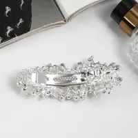 Заколка - автомат для волос &laquo;Озлем&raquo;, цветы, 9 см