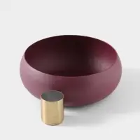 Подсвечник на 1 свечу на магнитах &laquo;Баклажан&raquo;, 11&times;11&times;4 см