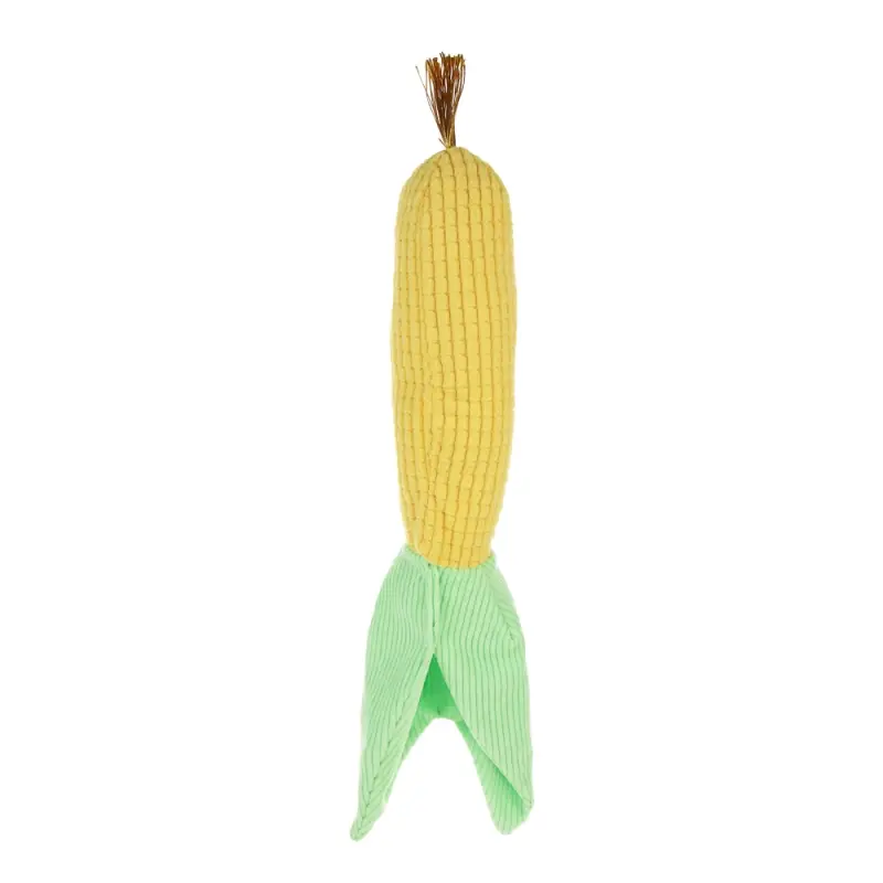 Игрушка для собак тм VETTA, мягкая с пищалкой, кукуруза, 22x5,5 см