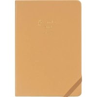 Ежедневник недатированный бежевый, А5,140x200мм, 136 л. ATTACHE