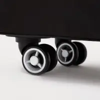 Сумка дорожная 18" на 4 колёсах, отдел на молнии, 4 наружных кармана, чёрная