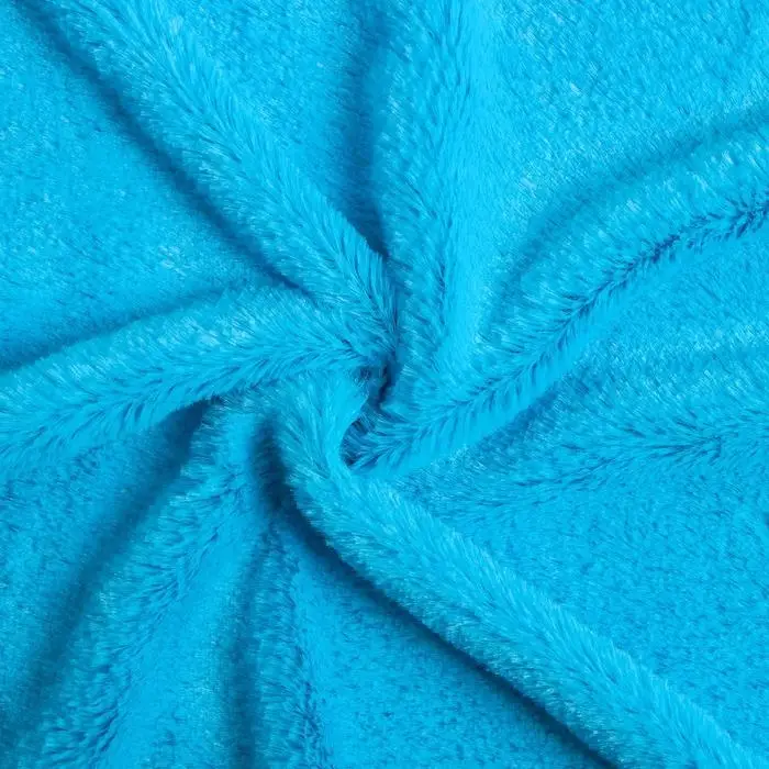 Ткань для рукоделия, мех, голубая, лоскут 50&times;50 см