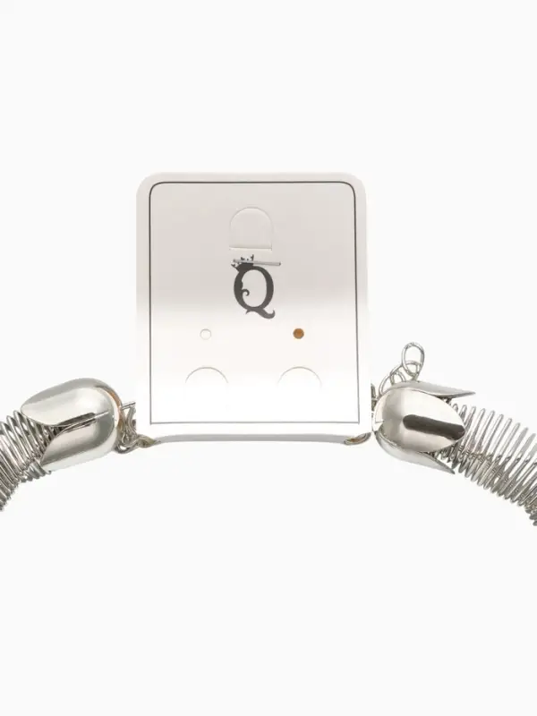 Чокер &laquo;Кручёный Обруч&raquo;, цвет серебро