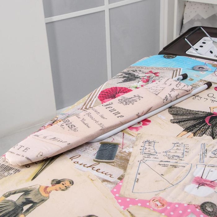 Доска гладильная Nika «Валенсия 1. Fashion», 123,5×46 см, регулируемая высота до 100 см Доска гладильная Nika «Валенсия 1. Fashion», 123,5×46 см, регулируемая высота до 100 см