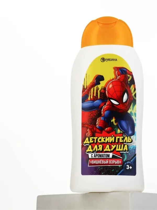 Детский гель для душа, аромат: вишневый взрыв, 300 мл, Супергерой