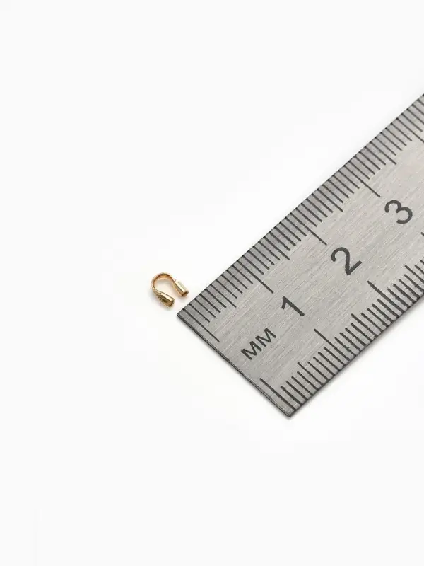 Протектор для защиты тросика 5&times;4 мм (набор 50 шт.), цвет золото