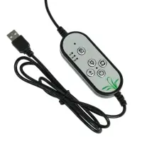 Фитосветильник для растений, светодиодный, 9 Вт, 250 мм, IP66, 5 В, USB, прищепка, таймер, биколорный