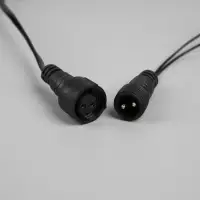 Гирлянда &laquo;Бахрома&raquo; 6&times;0.7 м, IP44, УМС, тёмная нить, 120 LED, свечение белое, 220 В